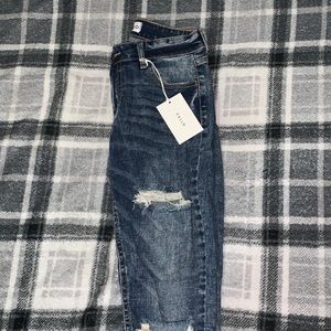 never used cropped skinny jeans